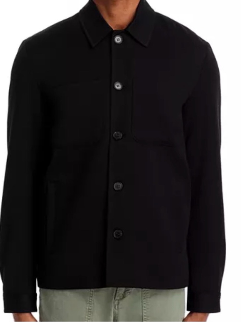 LesDeux Marseille Hybrid Jacket Black Lightweight- Regular Fit
